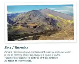 TUI Etna/taormine offre