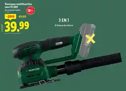 Lidl Ponceuse multifonction sans fil 20v offre