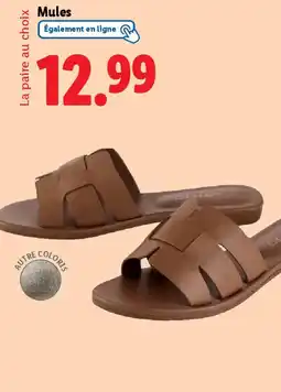 Lidl Mules offre