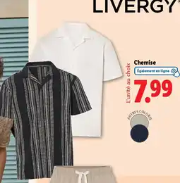 Lidl LIVERGY Chemise offre