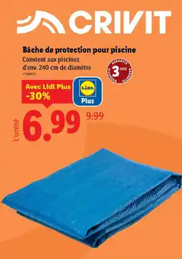Lidl CRIVIT Bâche de protection pour piscine offre