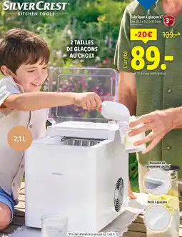 Lidl Silvercrest Fabrique à glaçons offre