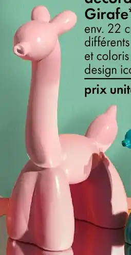 TEDi Figurine décorative Girafe offre
