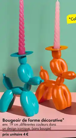 Bougeoir de forme décorative