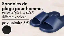 TEDi Sandales de plage pour hommes offre