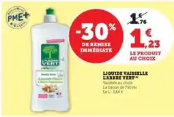 Hyper U LIQUIDE VAISSELLE L’ARBRE VERT offre