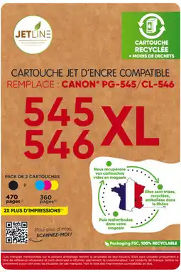 Carrefour JETLINE SUR TOUTES LES CARTOUCHES IDENTIQUES offre