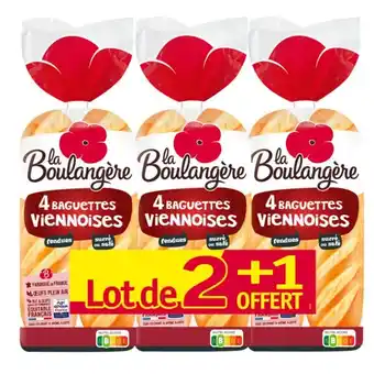 Carrefour LA BOULANGÈRE Baguettes viennoises offre