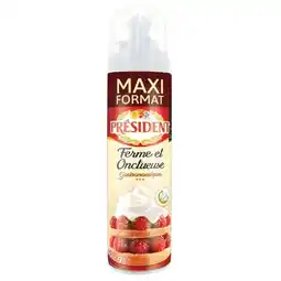 Carrefour PRÉSIDENT Crème Fouettée Maxi Format offre