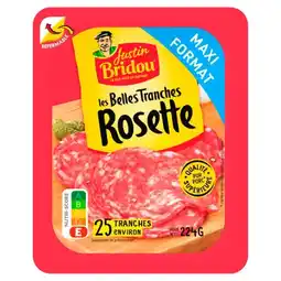 Carrefour JUSTIN BRIDOU Rosette en Tranches Maxi Format offre