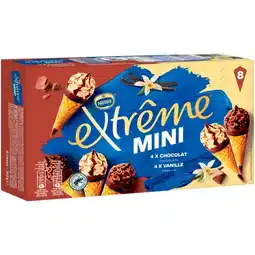 Carrefour NESTLÉ Cônes glacés extrême Mini offre