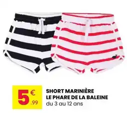 Stokomani La baleine - short mariniere le phare de offre