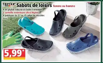 Norma Sabots de loisirs offre