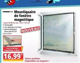 Norma Moustiquaire de fenêtre magnétique offre