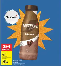 Carrefour NESCAFE Boisson lactée offre