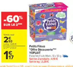 Carrefour YOPLAIT Petits Filous Offre Découverte offre