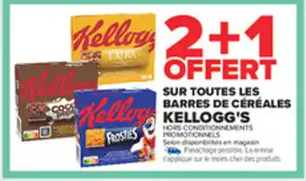 Carrefour KELLOGG'S Sur toutes les barres de céréales offre