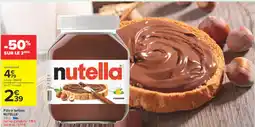Carrefour NUTELLA Pâte à tartiner offre