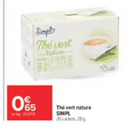 Carrefour SIMPL The vert nature offre