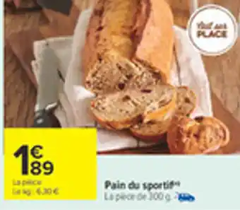 Carrefour Pain du sportif offre