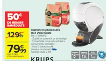 Carrefour KRUPS Machine multi-boissons Néo Dolce Gusto offre