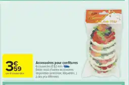 Carrefour Accessoires pour confitures offre