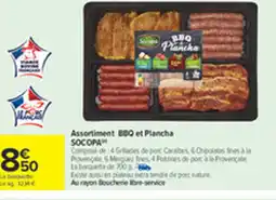 Carrefour SOCOPA Assortiment BBQ et Plancha offre