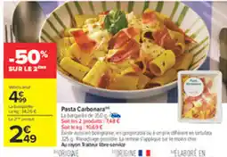 Carrefour Pasta Carbonara offre