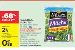 Carrefour FLORETTE Salade Miche offre