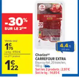Carrefour CARREFOUR EXTRA Chorizo offre