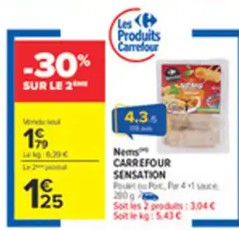Carrefour CARREFOUR SENSATION Nems offre