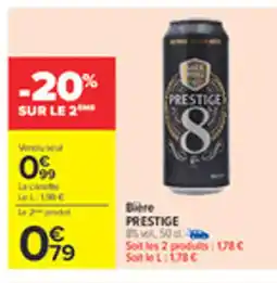 Carrefour PRESTIGE Bière offre