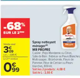 Carrefour MR PROPRE Spray nettoyant ménager offre