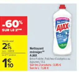 Carrefour AJAX Nettoyant ménager offre
