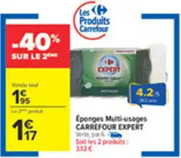 Carrefour Éponges Multi-usages offre