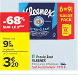 Carrefour KLEENEX Essuie tout offre