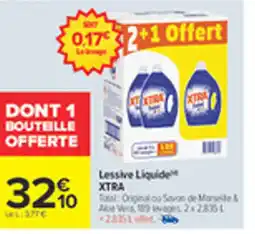 Carrefour XTRA Lessive Liquide offre