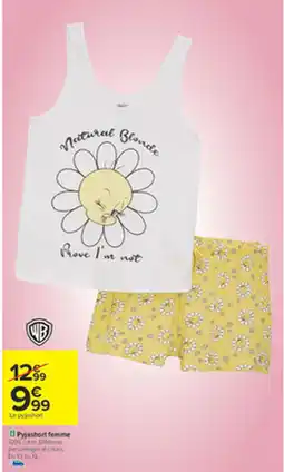 Carrefour Pyjashort femme offre