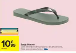 Carrefour Tongs homme offre