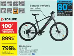 Carrefour TOPLIFE Vélo électrique offre