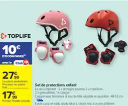 Carrefour TOPLIFE Set de protections enfant offre