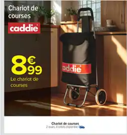 Carrefour CADDIE Chariot de courses offre