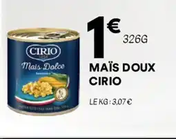 Hmarket CIRIO Maïs doux offre