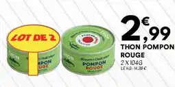Hmarket Thon pompon rouge offre