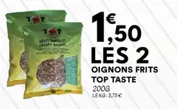 Hmarket Oignons frits top taste offre