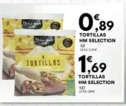 Hmarket Tortillas hm selection offre