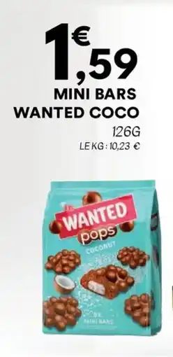 Hmarket Mini bars wanted coco offre