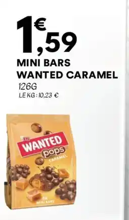 Hmarket Mini bars wanted caramel offre