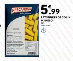 Hmarket Bâtonnets de colin maheso offre