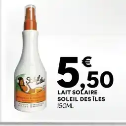 Hmarket Lait solaire soleil des îles offre